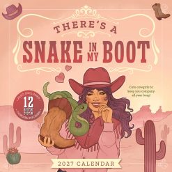 There's a Snake in My Boot 2027 Square Wall Calendar