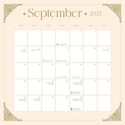 Fairytale 2027 Square Wall Calendar - Image 8
