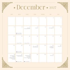 Fairytale 2027 Square Wall Calendar - Image 9