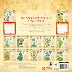Alternative view of Be an Enchanted Unicorn 2027 Square Wall Calendar