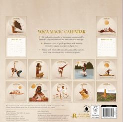 Alternative view of Yoga Magic 2027 Square Wall Calendar
