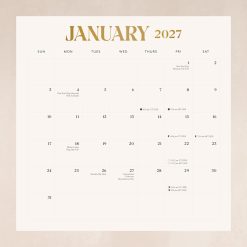 Yoga Magic 2027 Square Wall Calendar - Image 5