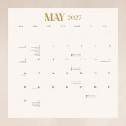 Yoga Magic 2027 Square Wall Calendar - Image 11