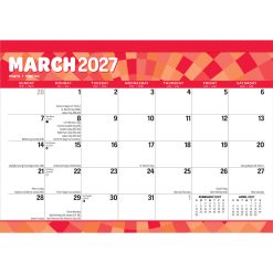 Alternative view of Large Print 2027 Desk Pad Calendar