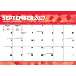 Large Print 2027 Desk Pad Calendar - Image 3