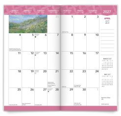 Monet, Claude 2027 Pocket Planner FOIL Wall Calendar - Image 3
