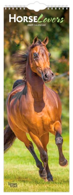 Horse Lovers 2027 Slimline Wall Calendar