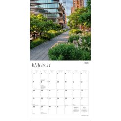 New York City 2027 Square FOIL Wall Calendar - Image 3