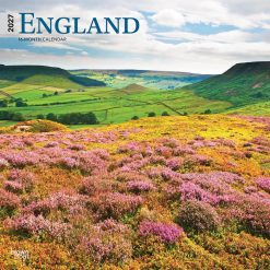 England 2027 Square Wall Calendar
