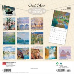 Alternative view of Monet, Claude 2027 Square FOIL Wall Calendar