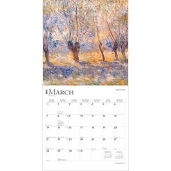 Monet, Claude 2027 Square FOIL Wall Calendar - Image 3
