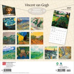 Alternative view of Vincent van Gogh 2027  Square Wall Calendar