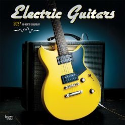 Electric Guitars 2027 Square FOIL Wall Calendar