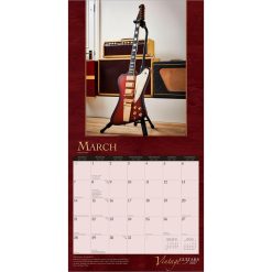 Vintage Guitars 2027 Square FOIL Wall Calendar - Image 3