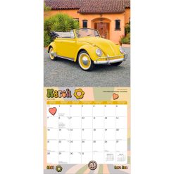 Love Bug 2027 Square Motor Club Wall Calendar - Image 3