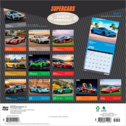 Alternative view of Supercars 2027 Square Motor Club Wall Calendar