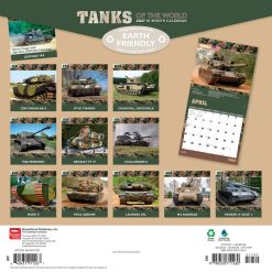Alternative view of Tanks of the World 2027 Square Wall Calendar