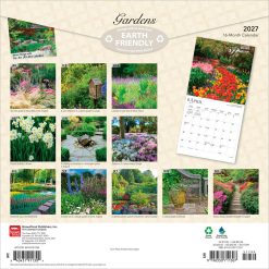 Alternative view of Gardens 2027 Square FOIL Wall Calendar