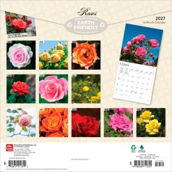 Alternative view of Roses 2027 Square Wall Calendar