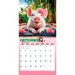 Pigsty 2027 Square Wall Calendar - Image 4