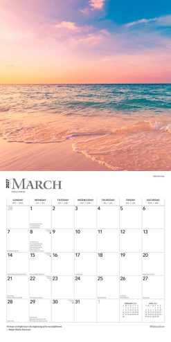 Motivation 2027 Square FOIL Wall Calendar - Image 3