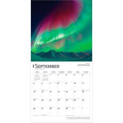 Aurora Borealis Les aurores boreales 2027 Square Wall Calendar - Image 4