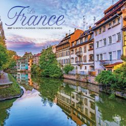 France La France 2027 Square ENGLISH FRENCH FOIL Wall Calendar