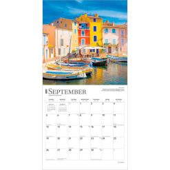 France La France 2027 Square ENGLISH FRENCH FOIL Wall Calendar - Image 4