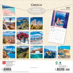 Alternative view of Greece 2027 Square Wall Calendar