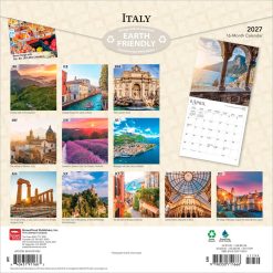 Alternative view of Italy 2027 Square Wall Calendar