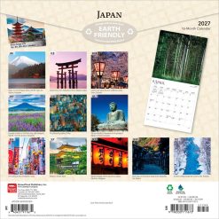Alternative view of Japan 2027 Square Wall Calendar