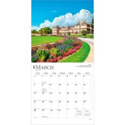 Paris 2027 Square ENGLISH FRENCH FOIL Wall Calendar - Image 3