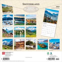 Alternative view of Switzerland 2027 Square Wall Calendar
