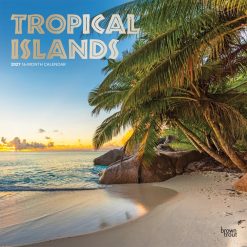 Tropical Islands 2027 Square FOIL Wall Calendar