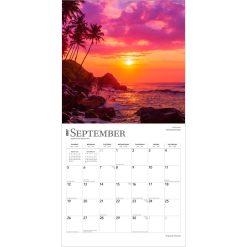 Tropical Islands 2027 Square FOIL Wall Calendar - Image 4