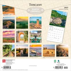 Alternative view of Tuscany 2027 Square Wall Calendar