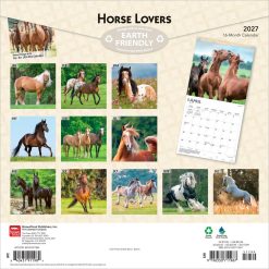 Alternative view of Horse Lovers 2027 Square Wall Calendar