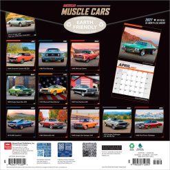 Alternative view of American Muscle Cars 2027 Square FOIL Wall Calendar