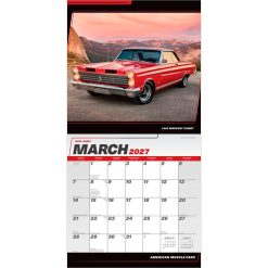 American Muscle Cars 2027 Square FOIL Wall Calendar - Image 3