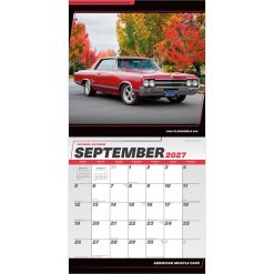 American Muscle Cars 2027 Square FOIL Wall Calendar - Image 4