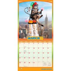 Avanti Cranky Kitties 2027 Square FOIL Wall Calendar - Image 3