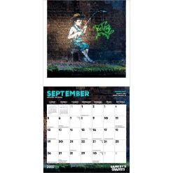 Banksy's Graffiti 2027 Mini Wall Calendar - Image 4