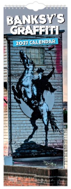 Banksy's Graffiti 2027 Slimline Wall Calendar