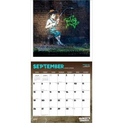 Banksy's Graffiti 2027 Square Wall Calendar - Image 4