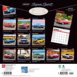 Alternative view of Chevy Super Sport 2027 Square Wall Calendar