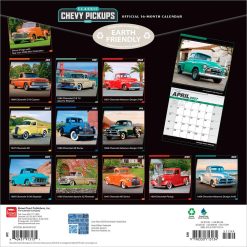 Alternative view of Classic Chevy Pickups 2027 Square FOIL Wall Calendar