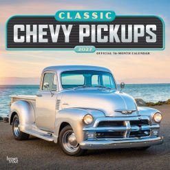 Classic Chevy Pickups 2027 Square FOIL Wall Calendar