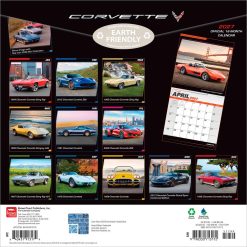Alternative view of Corvette 2027 Square Wall Calendar