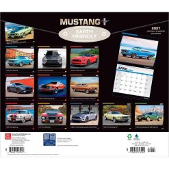 Alternative view of Ford Mustang 2027 Deluxe FOIL Wall Calendar