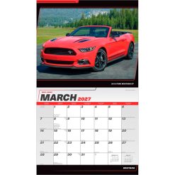 Ford Mustang 2027 Deluxe FOIL Wall Calendar - Image 3